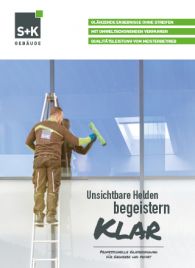 S+K Services Broschüre Glasreinigung